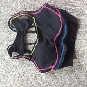 Transcend Sports Bra - Onyx/Multi
